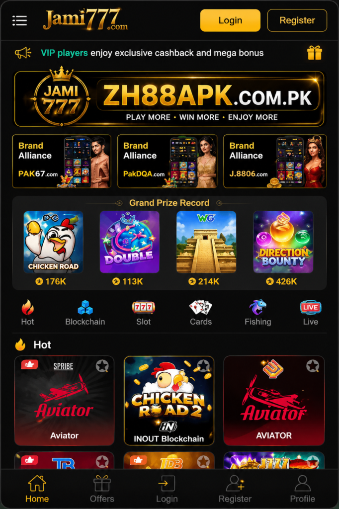 Jami777 Game App